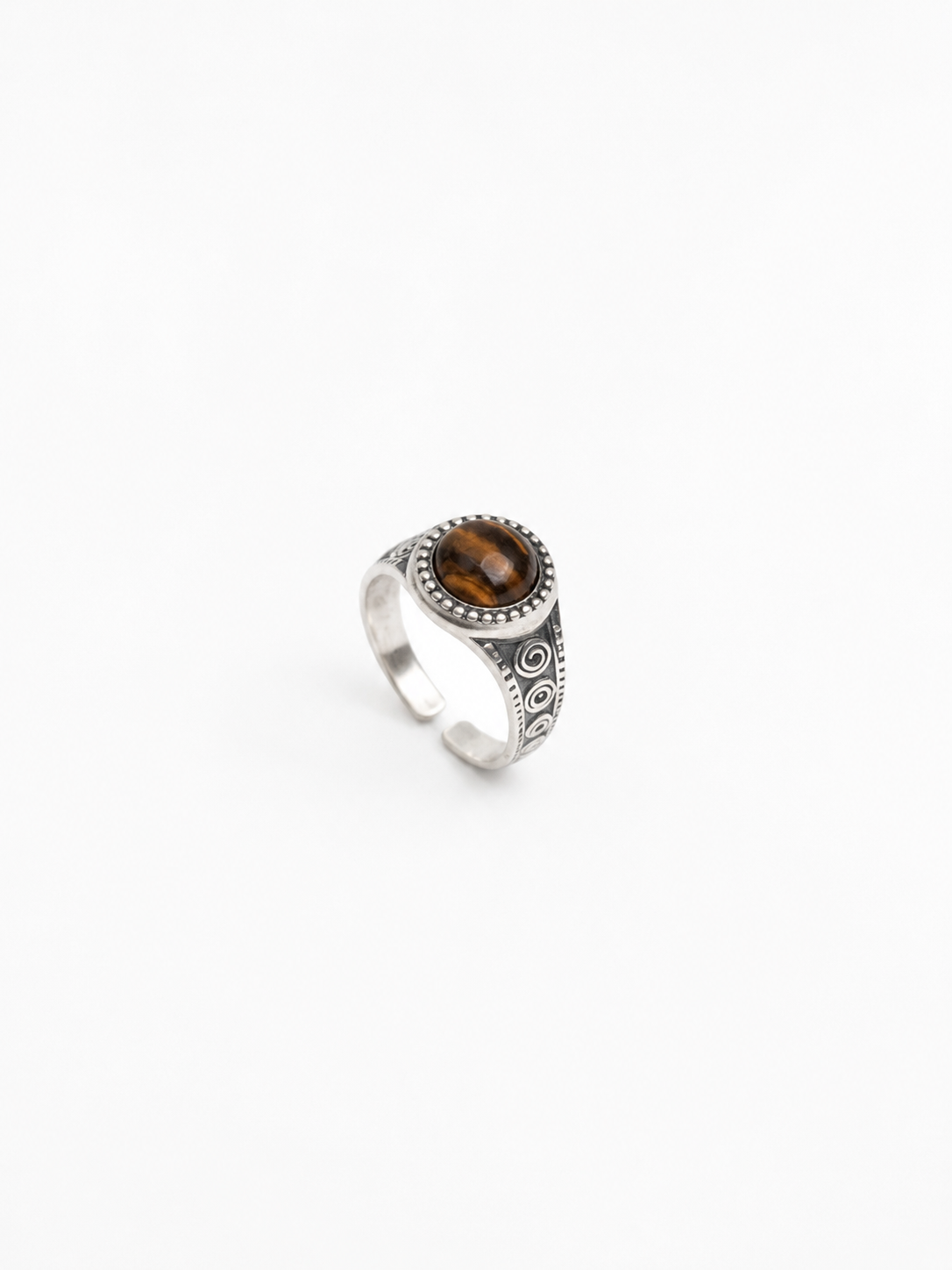 Tiger's Eye Talisman Ring
